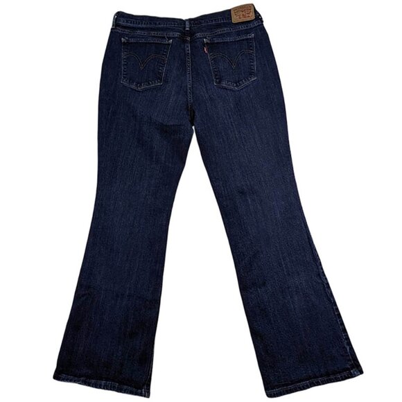 Levi's 515 Bootcut Jeans Womens 14 Blue Denim Y2K 90's Revival Casual Chic - Picture 2 of 11